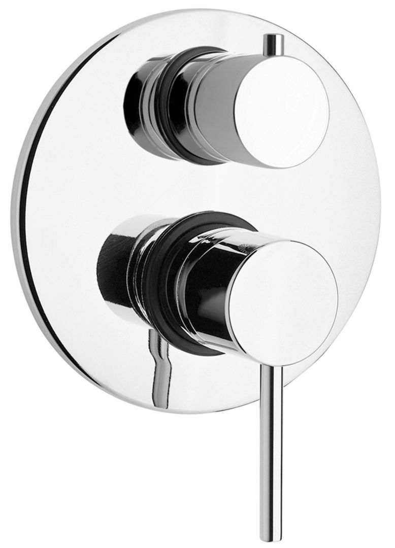 Robinet mitigeur design moderne avec installation encastrée pour douche