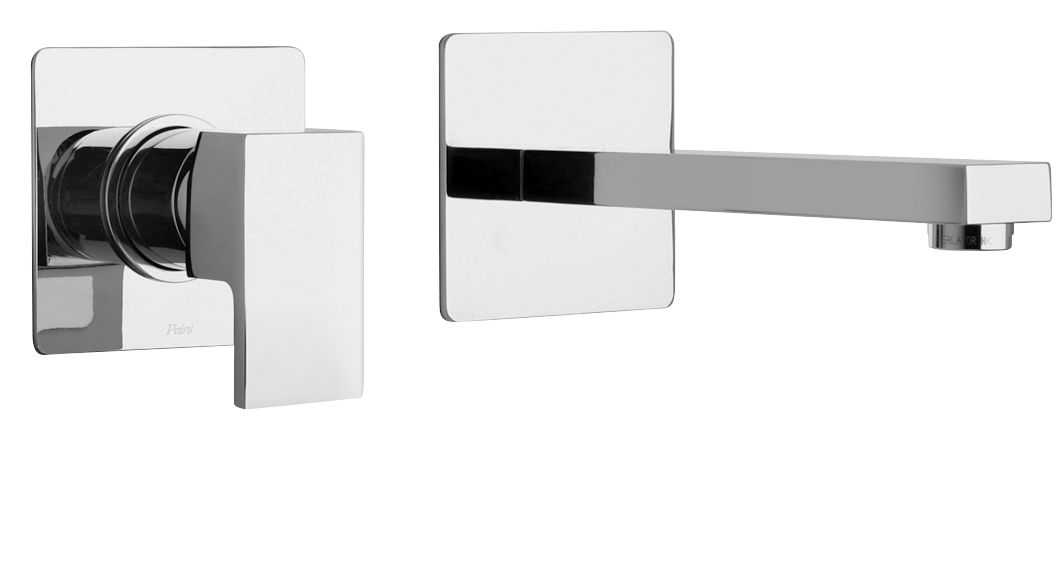 Mitigeur mural de lave-mains de style moderne; ;