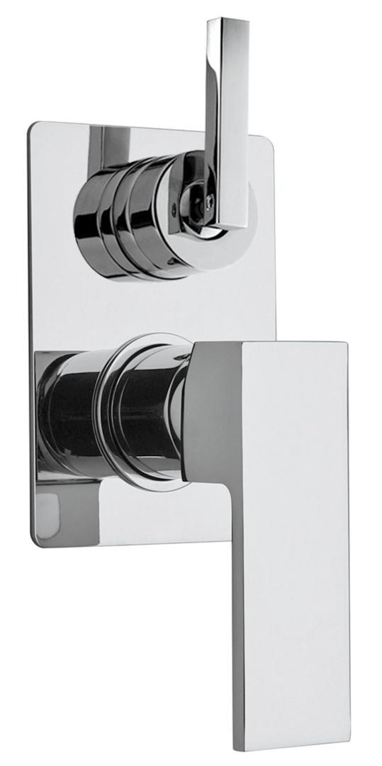 Mitigeur de douche avec vanne de dérivation encastrée design moderne