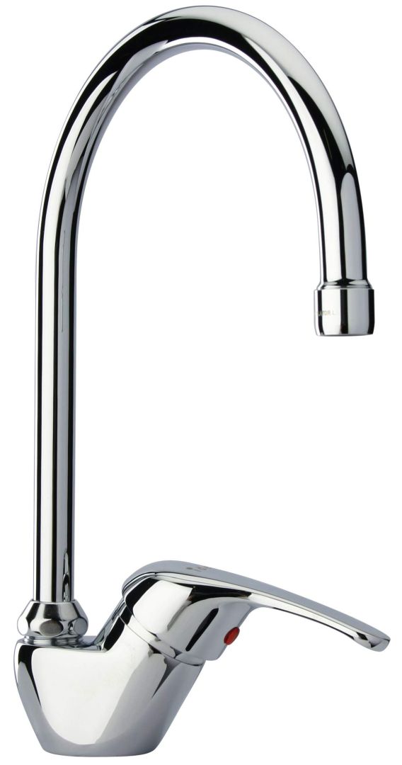 Robinet mitigeur à bec allongé pour lavabo cuisine