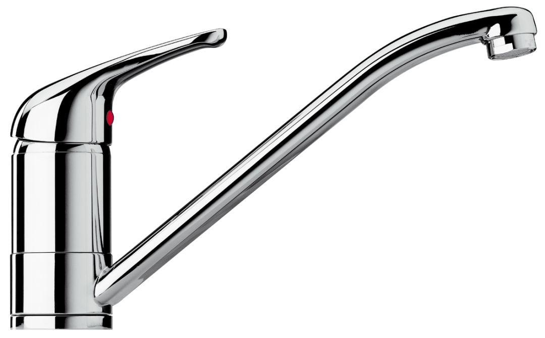 Robinet avec bec bas pour lavabo cuisine