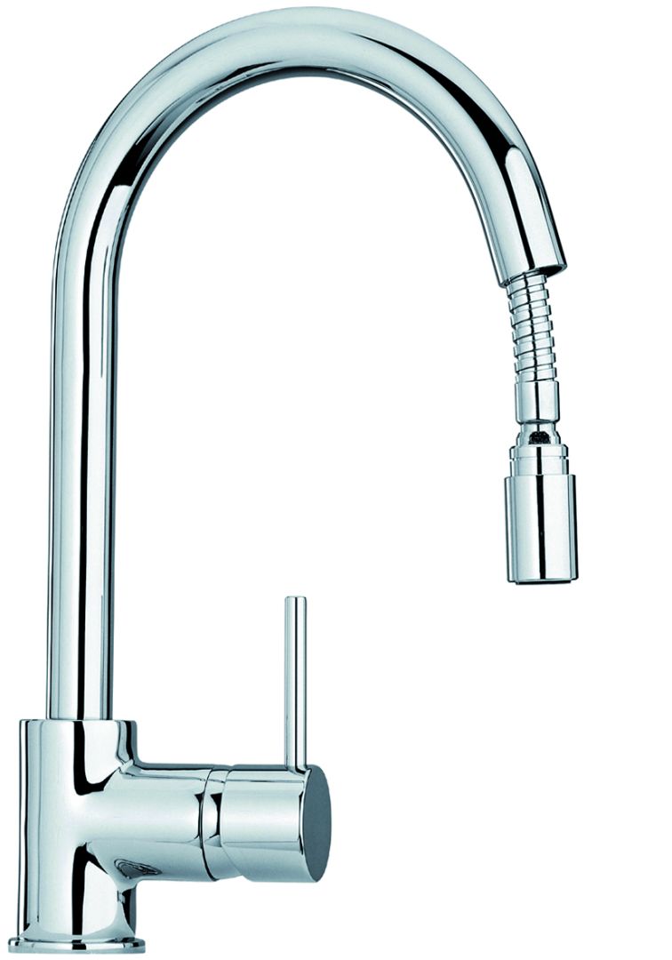 Robinet mitigeur pour cuisine avec douchette extractible