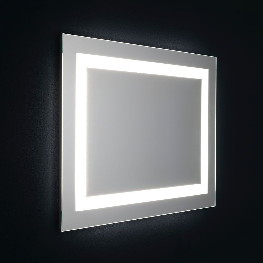 Miroir rétroéclairé 80x60 allumé