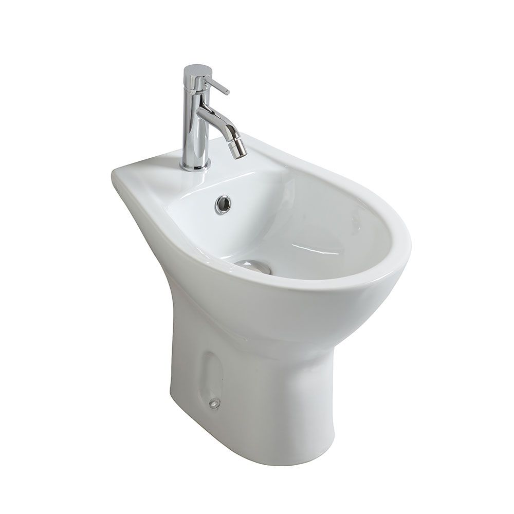 Bidet avec évacuation au sol