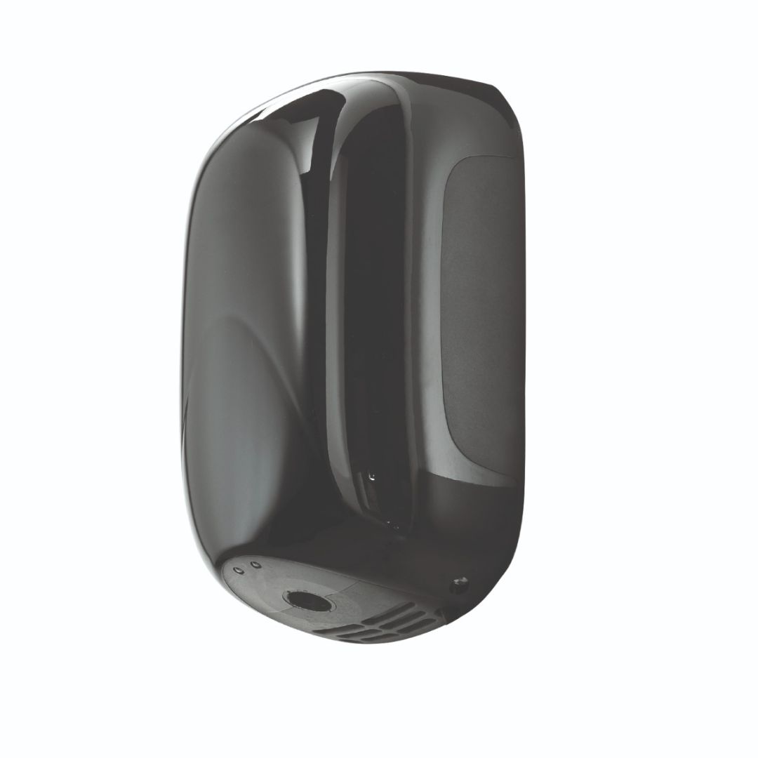 alizè asciugamani in abs elettrico con fotocellula eco jet nero da 900w