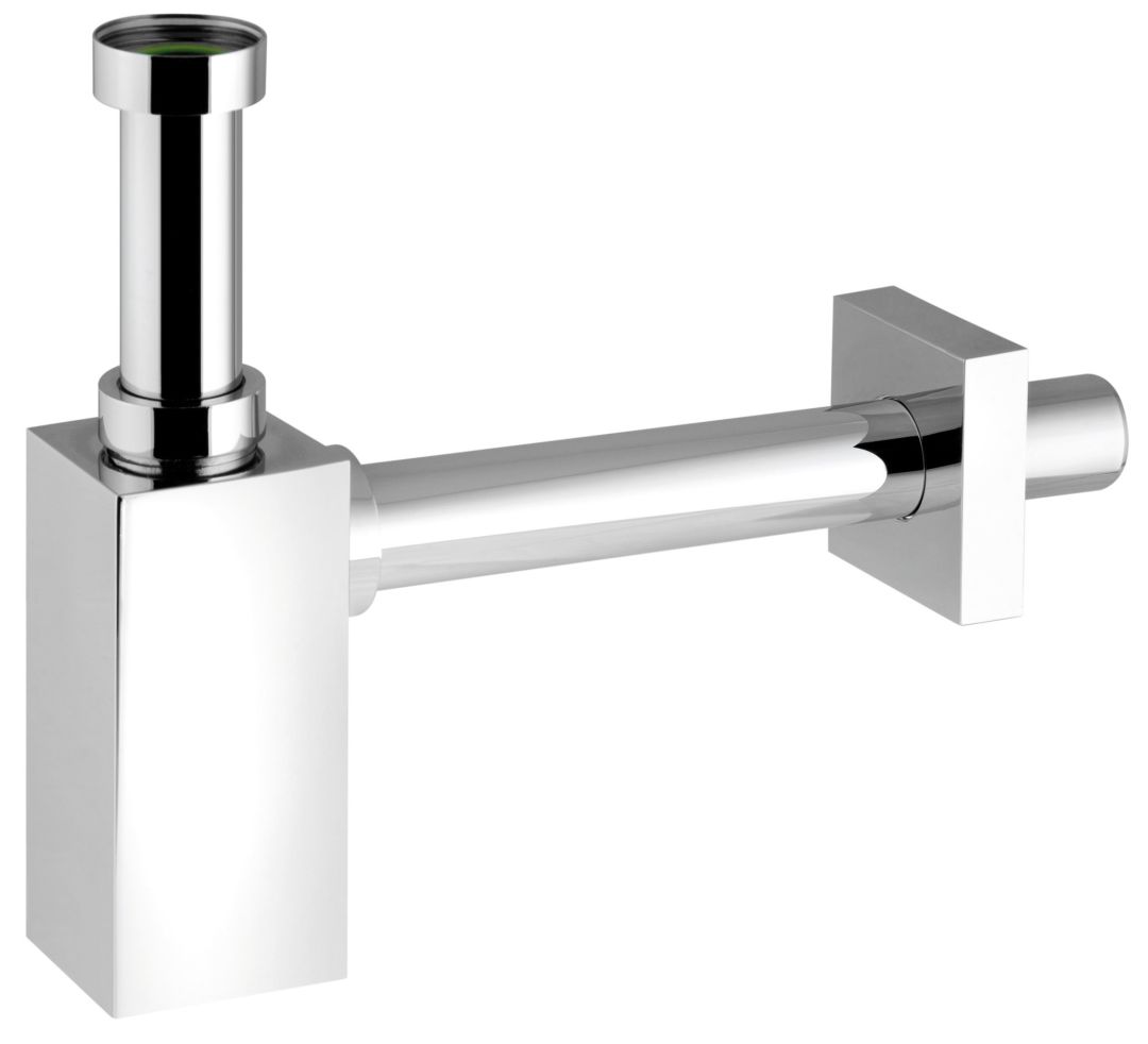 Siphon pour lavabo carré