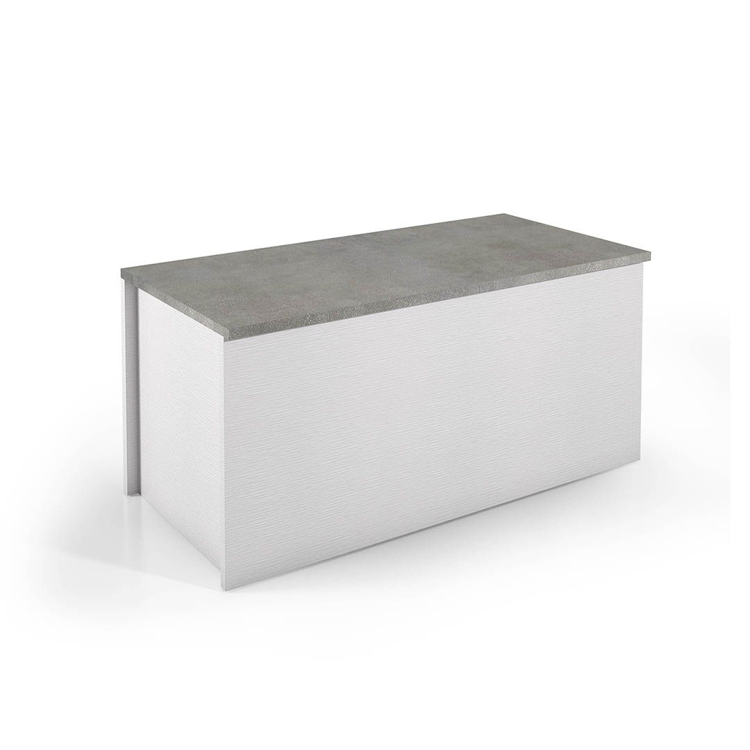 Baule contenitore con top cemento