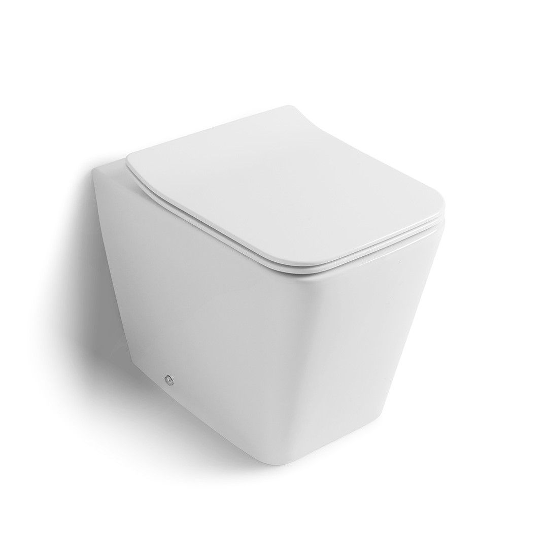 WC à poser Rimless avec abattant série Rock