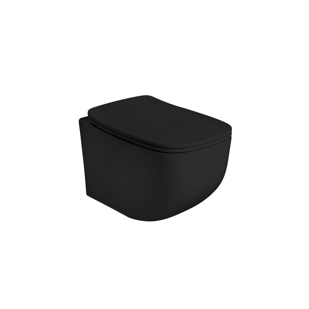 Wc rimless nero opaco