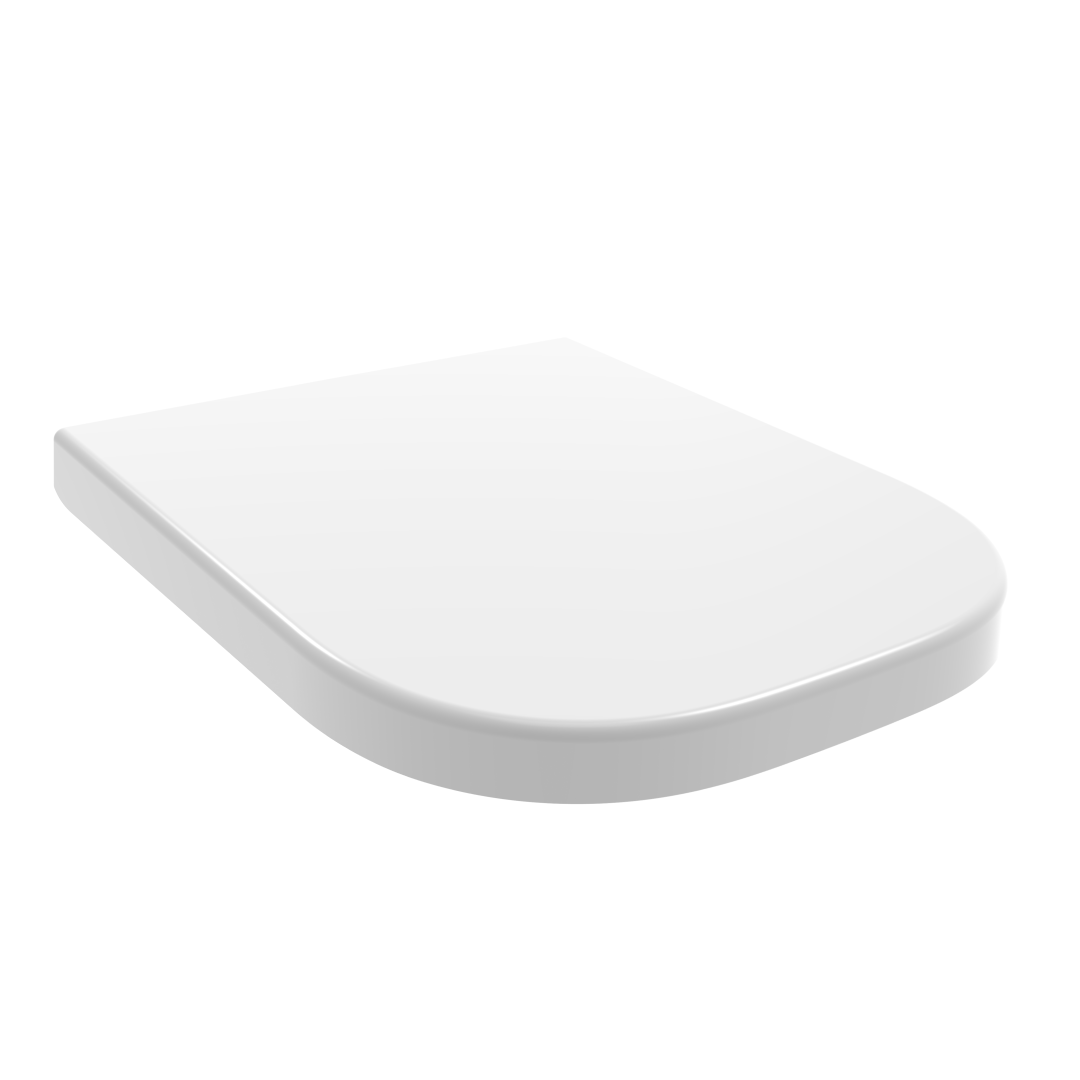 Abattant de WC en thermodurcissable blanc