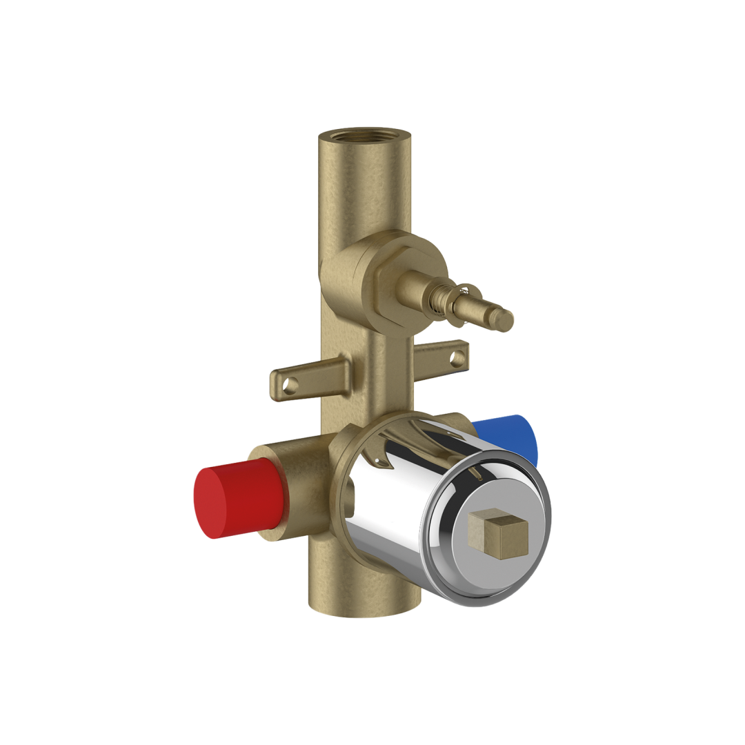 Corps encastré pour une douche universelle à 2 voies