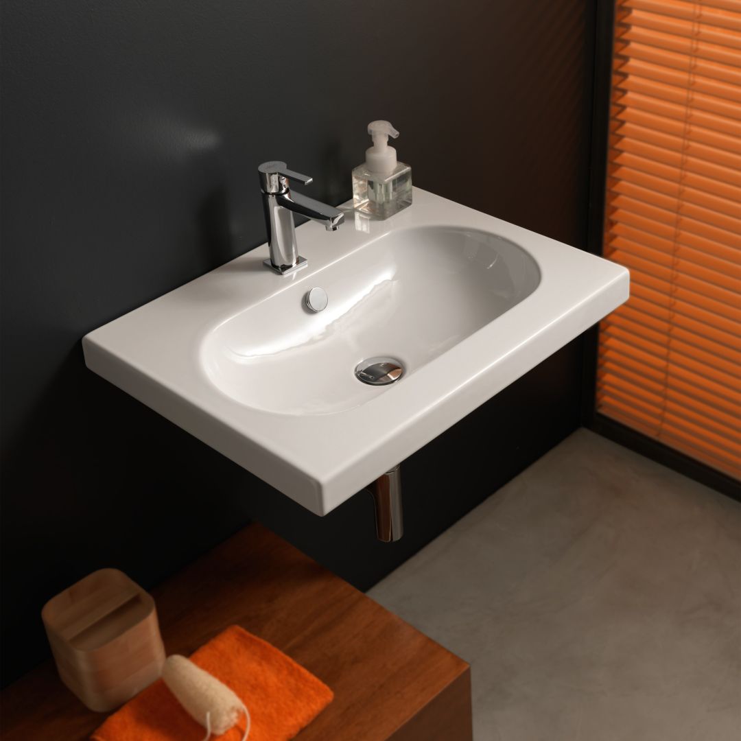 Lavabo en céramique de première qualité de cm 60x45