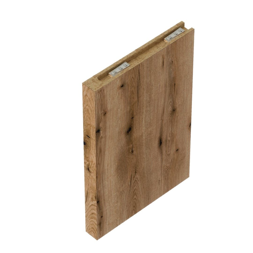 Elemento verticale da 30cm in rovere naturale