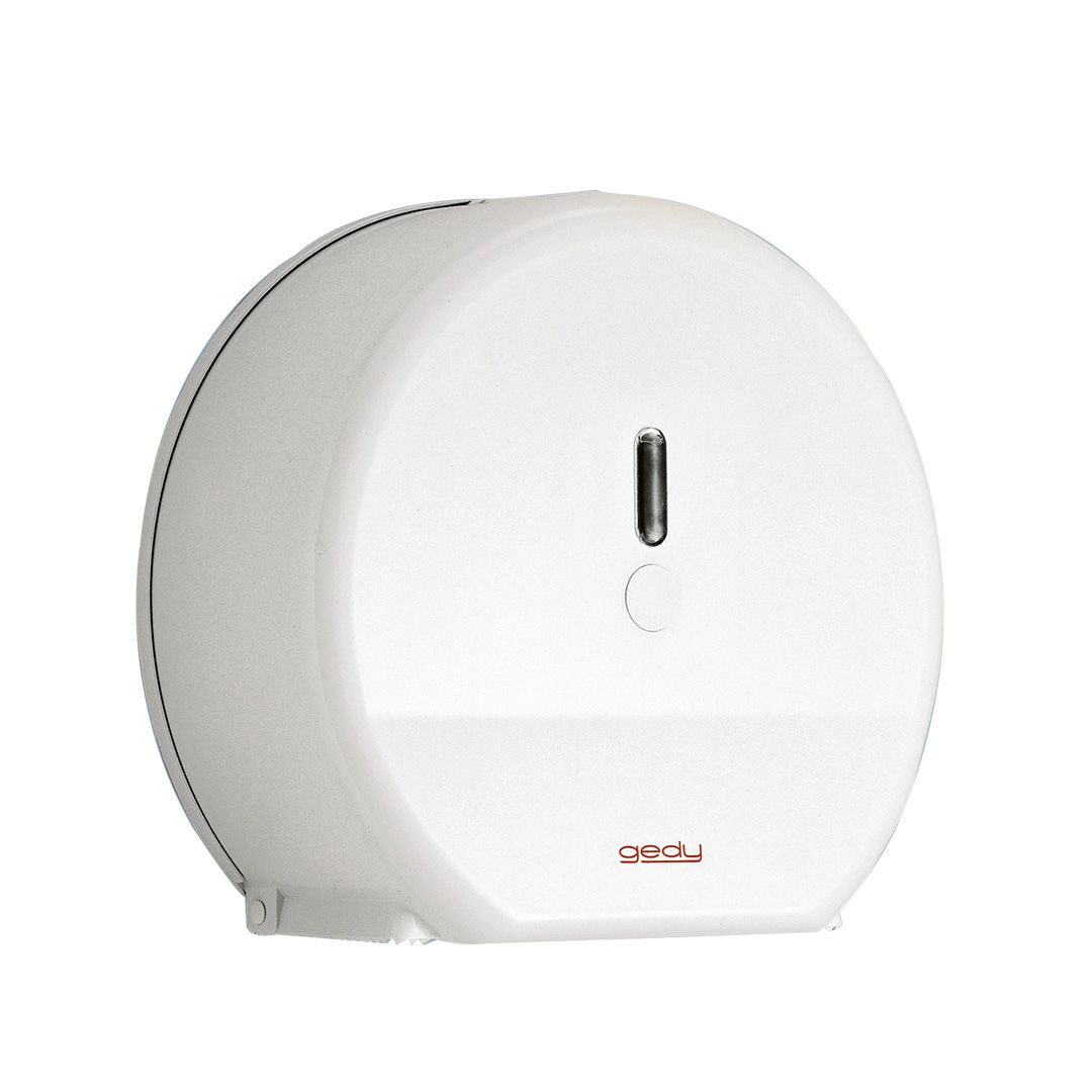 maxi distributore in resina termoplastiche di carta igienica bianco