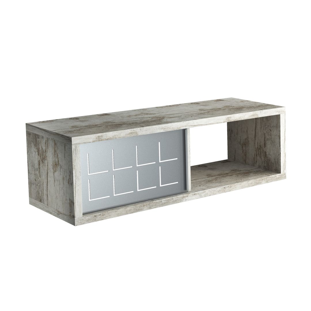 Tablette cube rectangulaire vintage