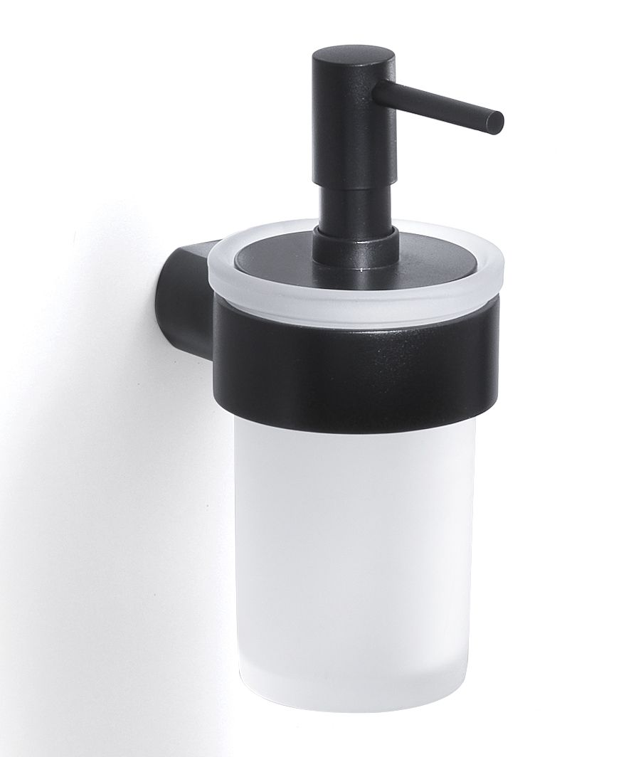 Distributeur de savon mural noir Palazzo