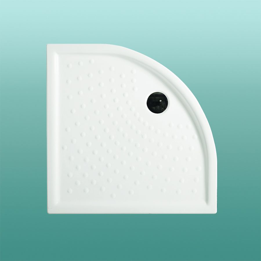 Receveur de douche semi-circulaire 80 cm