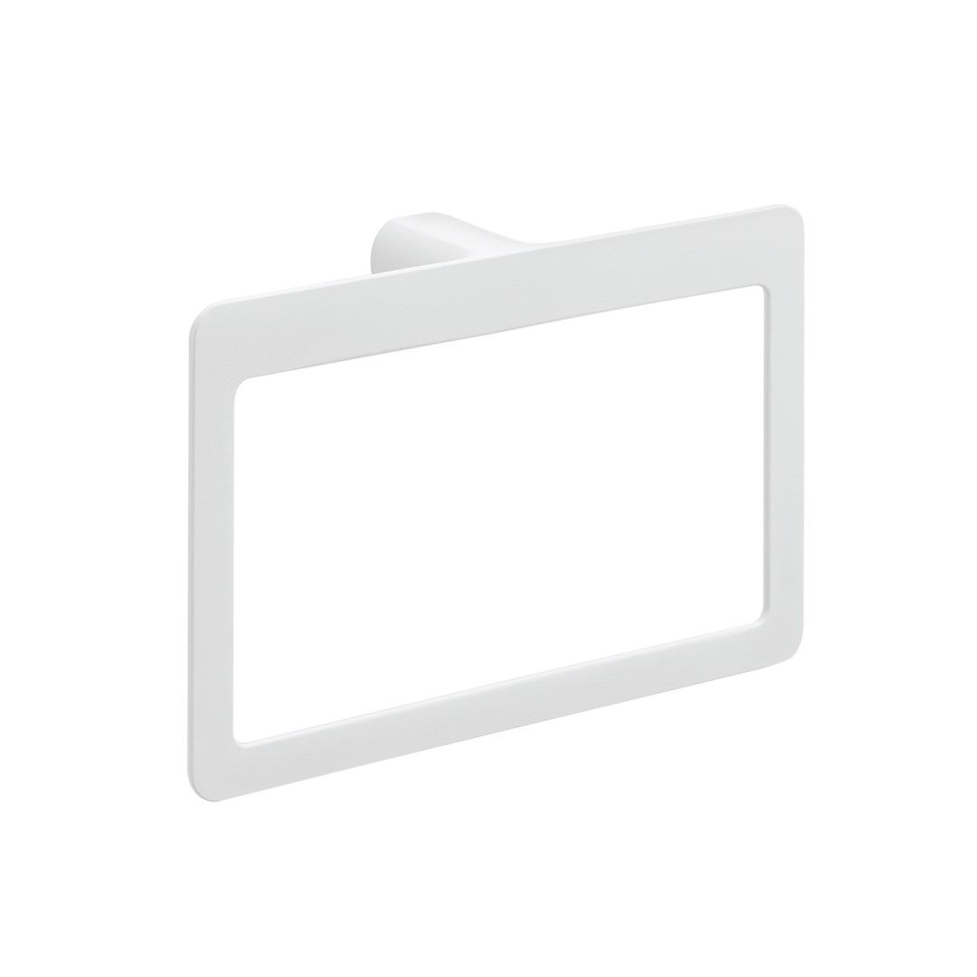 Porte-serviette à anneau mural blanc ma