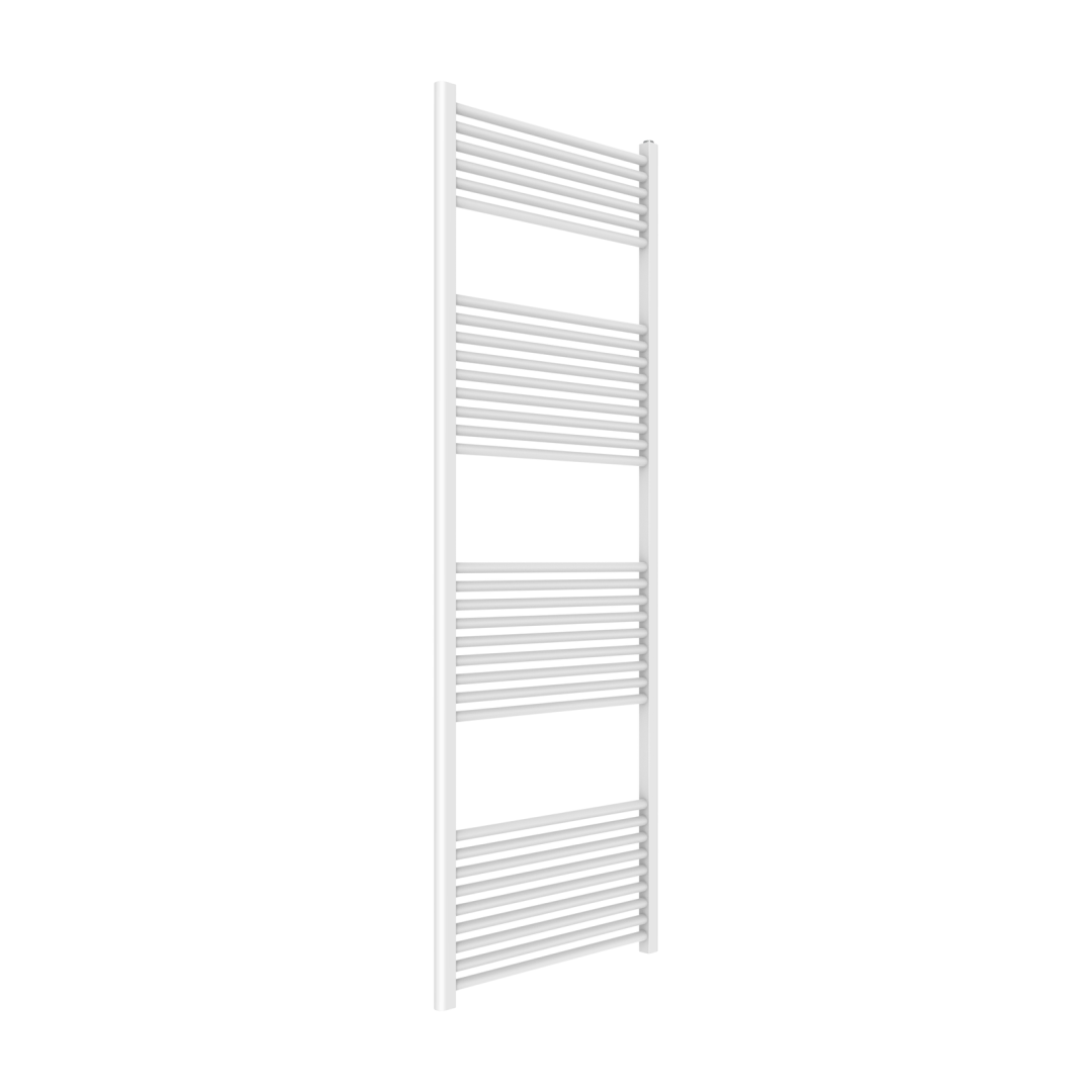 Radiateur de salle de bains 65x180 cm en acier blanc