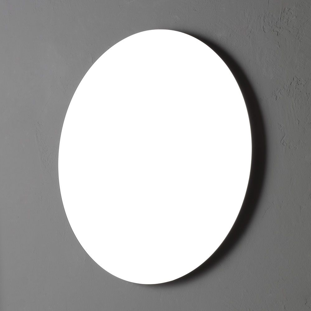 Miroir de design à fil brillant rond