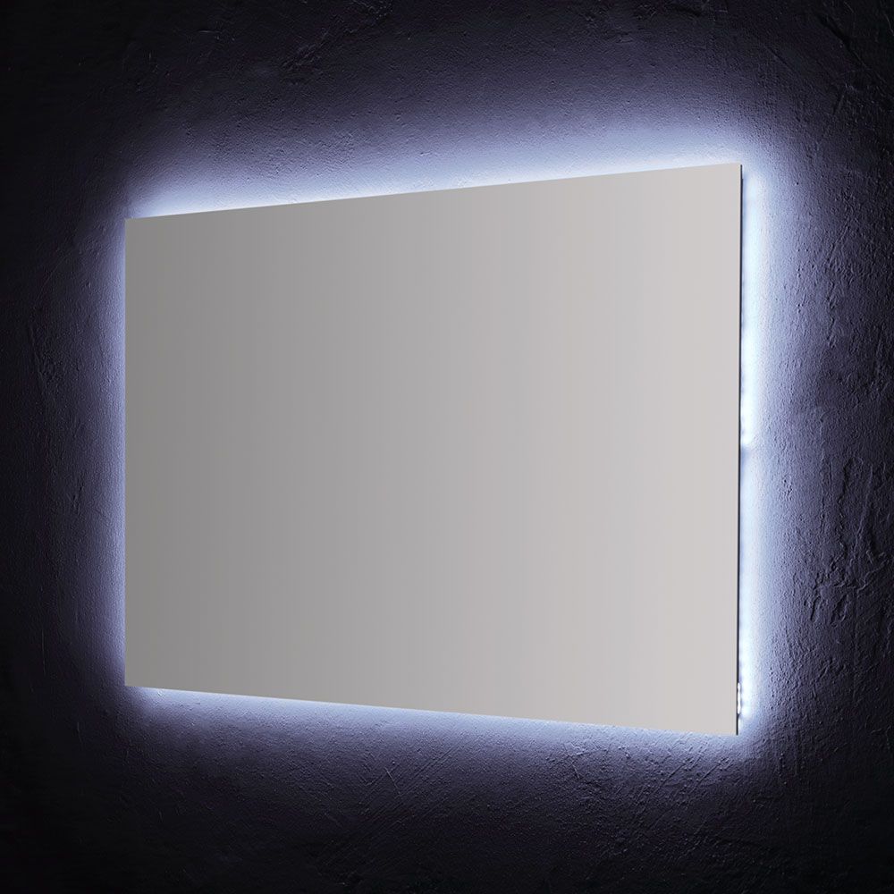 miroir de salle de bains avec rétro-éclairage à led