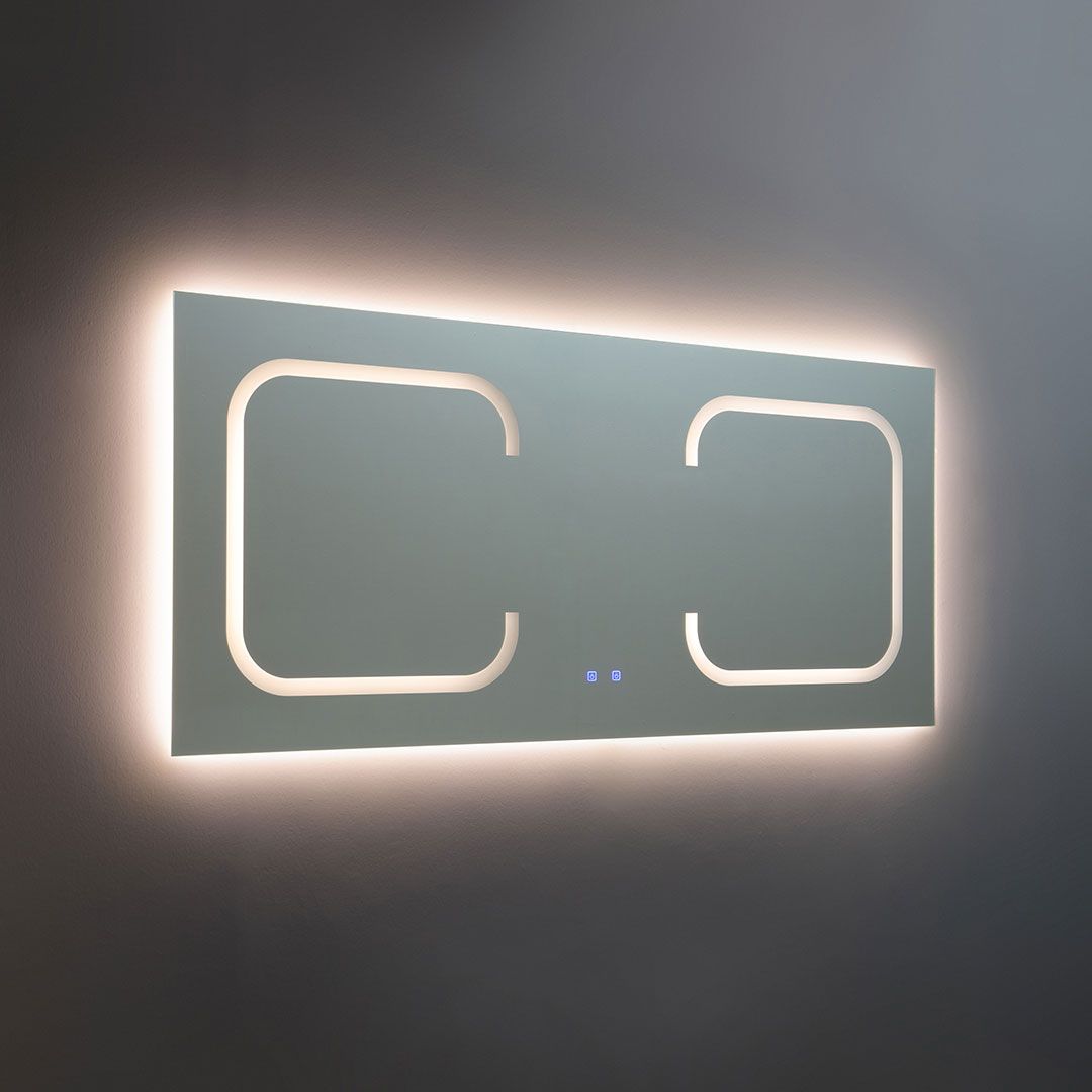 Specchio 180x80 rettangolare retroilluminato