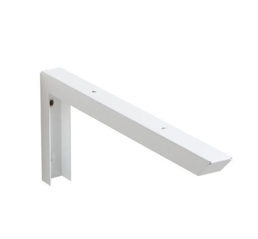 Staffe Bianche per mensola in metallo bianco 40 cm 