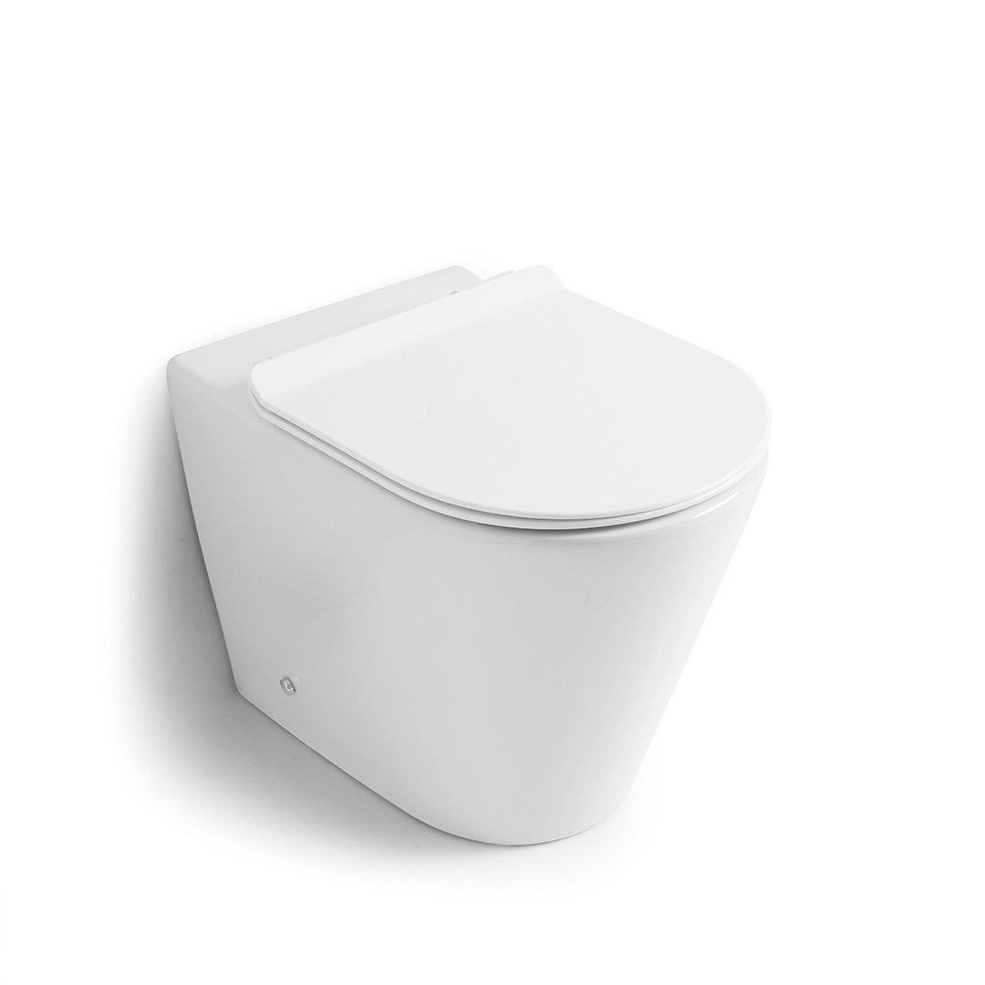 WC à poser Rimless avec abattant Blues