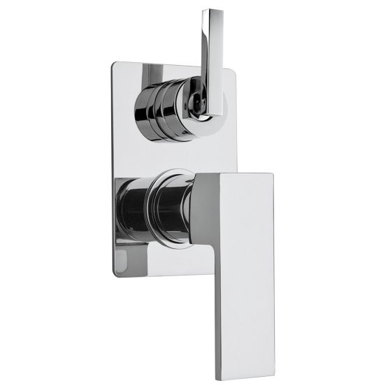 Mitigeur de douche avec vanne de dérivation encastrée design moderne