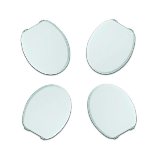 Offre de 4 sièges de WC universels blancs