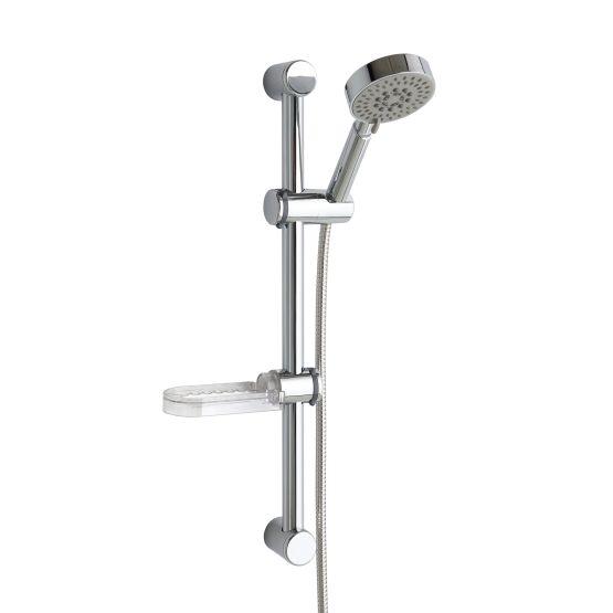 Barre de douche avec porte-savon