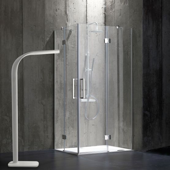 Cabine de douche sans cadre 70x90