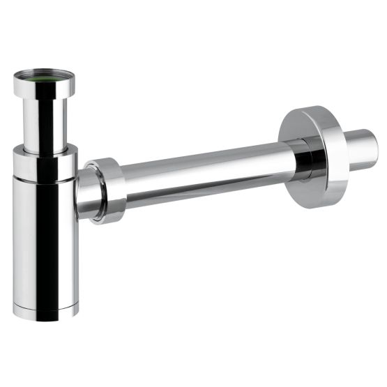 Siphon d'aménagement chromé 