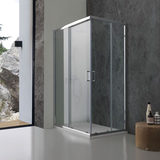 DOUCHE D'ANGLE 70X70 80X80 90X90 70X90 70X100 80X100 80X120 | GIADA