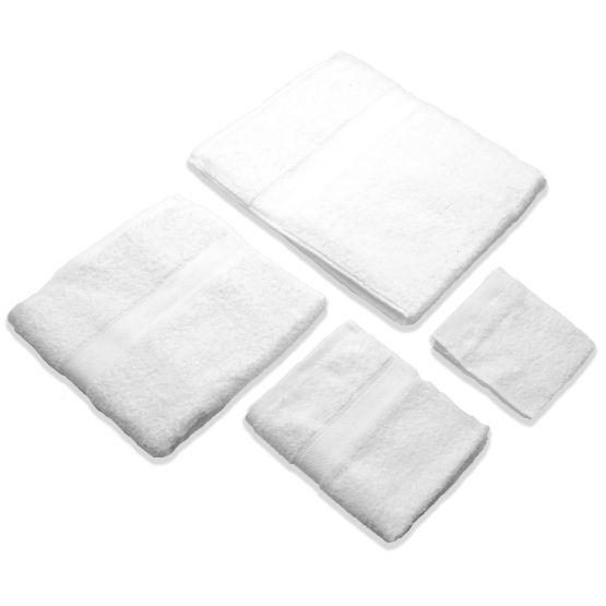 kit asciugamani bianchi