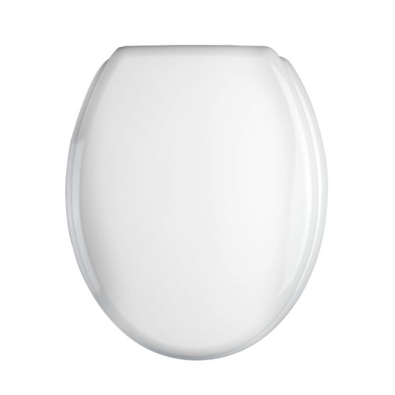 Siège de WC universel en bois blanc