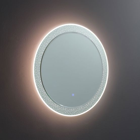 Specchio rotondo 80cm con retroilluminazione a led